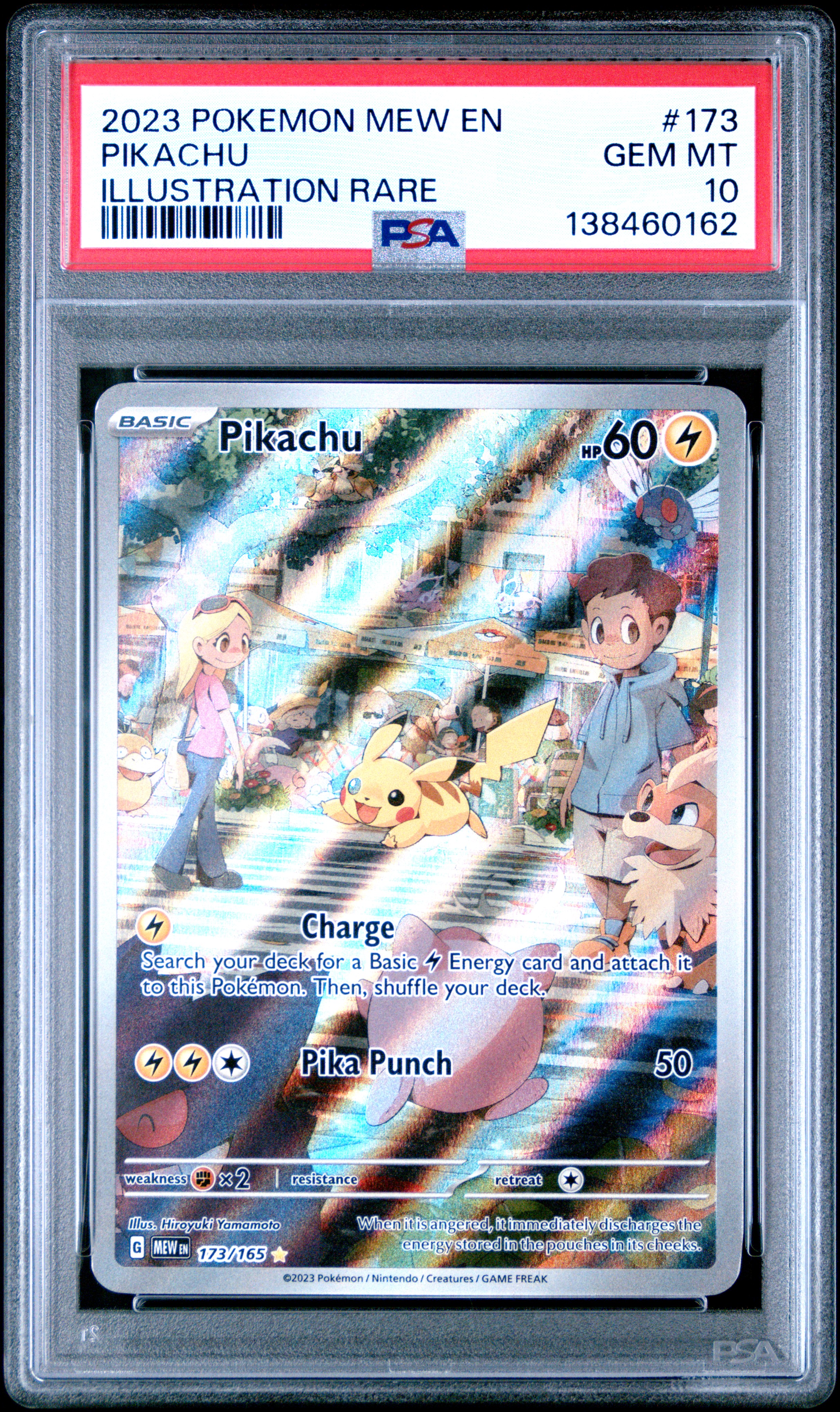 PIKACHU 2023 MEW EN-151 (PSA 10)